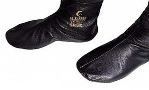 leather socks