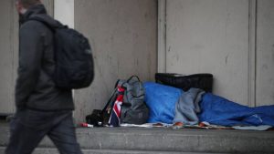 homeless people
