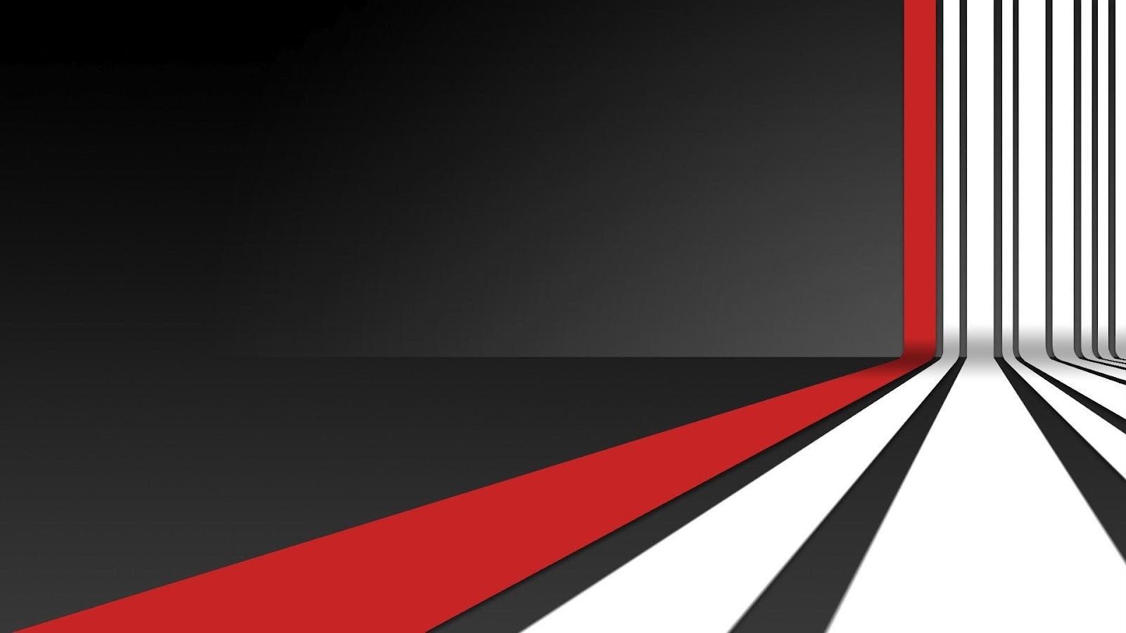 black red white